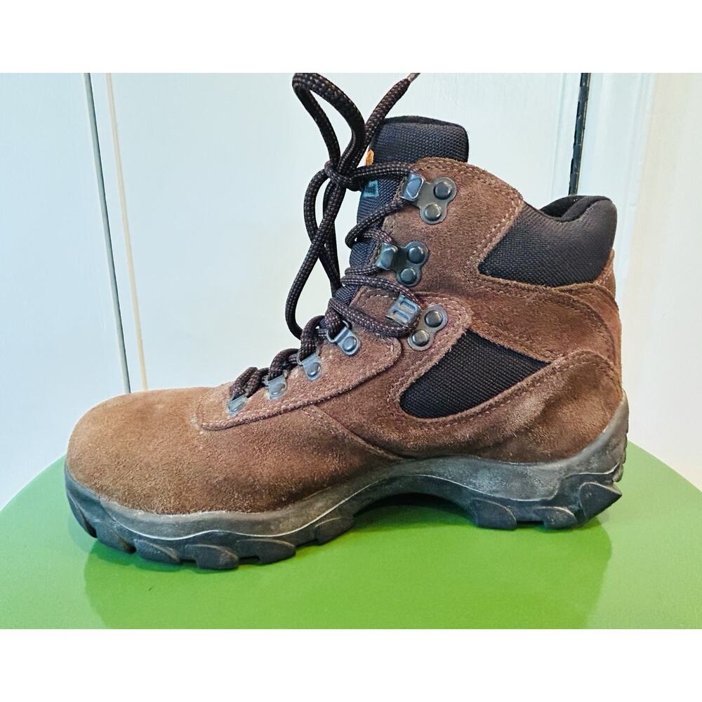 Eastern Mountain‎ Sports Dry Hiker Gore-Tex Women' Hiking Boot Brown Leather 8.5